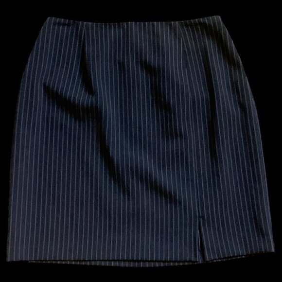 Suit Us Pinstripe Pencil Skirt Sz 9/10 Career Business #143G - Picture 7 of 8